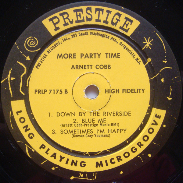 Arnett Cobb - More Party Time (LP, Album, Mono, dee) (Very Good (VG)) - Image 4