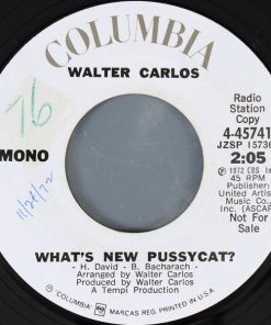 Walter Carlos - What's New Pussycat? (7", M/Print, Promo, Styrene) (Near Mint (NM or M-))