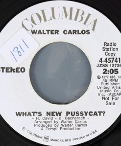 Alternative view of Walter Carlos - What's New Pussycat? (7", M/Print, Promo, Styrene) (Near Mint (NM or M-))