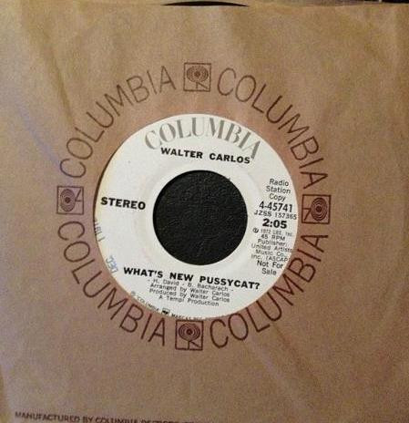 Walter Carlos - What's New Pussycat? (7", M/Print, Promo, Styrene) (Near Mint (NM or M-)) - Image 3