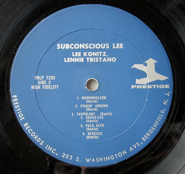 Lee Konitz With Lennie Tristano - Subconscious-Lee (LP, Comp, Mono, RE) (Very Good Plus (VG+)) - Image 4