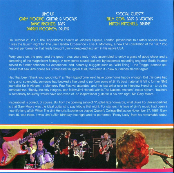 Gary Moore - Blues For Jimi (CD, Album) (Mint (M)) - Image 4