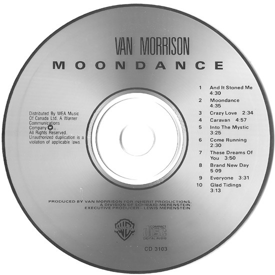 Van Morrison - Moondance (CD, Album, RE) (Near Mint (NM or M-)) - Image 3