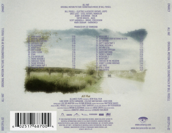 Bill Frisell - All Hat (Original Motion Picture Soundtrack By Bill Frisell) (CD, Album) (Mint (M)) - Image 2