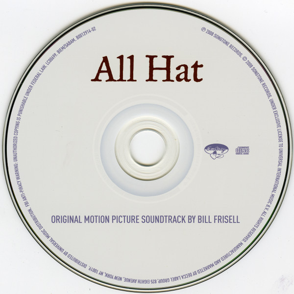 Bill Frisell - All Hat (Original Motion Picture Soundtrack By Bill Frisell) (CD, Album) (Mint (M)) - Image 3