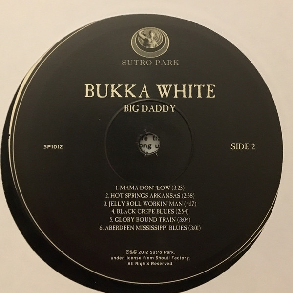 Bukka White - Big Daddy (LP, Album, RE, 180) (Mint (M)) - Image 4