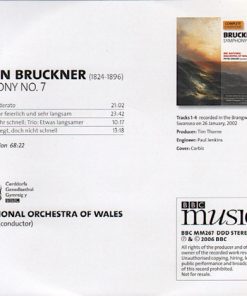 Alternative view of Anton Bruckner - BBC National Orchestra Of Wales, Petri Sakari - Symphony No.7 (CD, Album) (Near Mint (NM or M-))