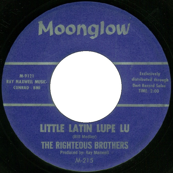The Righteous Brothers - Little Latin Lupe Lu (7", Single) (Near Mint (NM or M-))