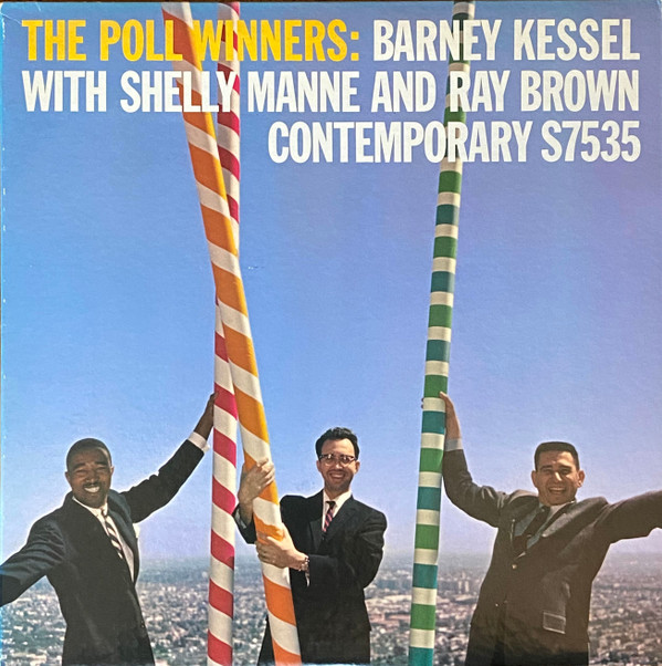 Barney Kessel With Shelly Manne, Ray Brown - The Poll Winners (LP, Album, RE) (Near Mint (NM or M-))