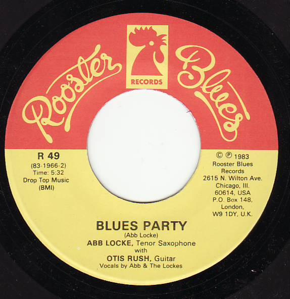 Abb Locke, Otis Rush - Blues Party (7", Single) (Good Plus (G+)) - Image 2