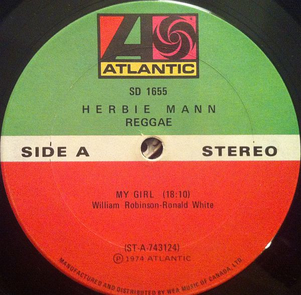 Herbie Mann - Reggae (LP, Album) (Very Good Plus (VG+)) - Image 4