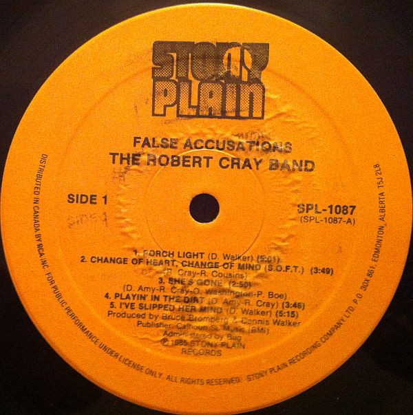 The Robert Cray Band - False Accusations (LP, Album) (Mint (M)) - Image 3