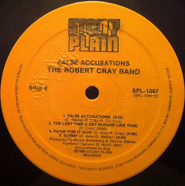 The Robert Cray Band - False Accusations (LP, Album) (Mint (M)) - Image 4