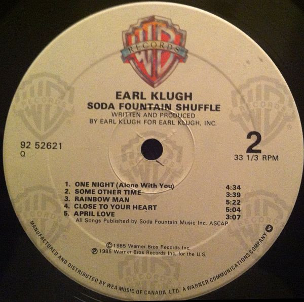 Earl Klugh - Soda Fountain Shuffle (LP, Album) (Near Mint (NM or M-)) - Image 4