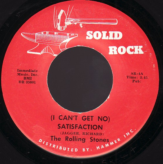 The Rolling Stones - (I Can't Get No) Satisfaction / Jumpin' Jack Flash (7") (Near Mint (NM or M-))