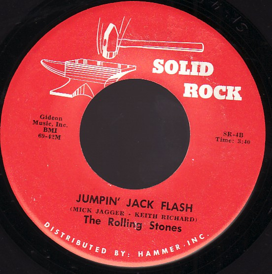The Rolling Stones - (I Can't Get No) Satisfaction / Jumpin' Jack Flash (7") (Near Mint (NM or M-)) - Image 2