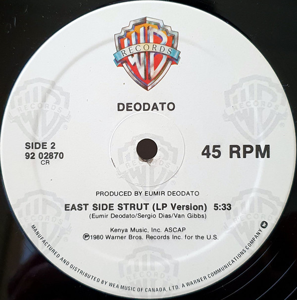 Deodato* - S.O.S. Fire In The Sky (12", Maxi) (Very Good Plus (VG+)) - Image 4
