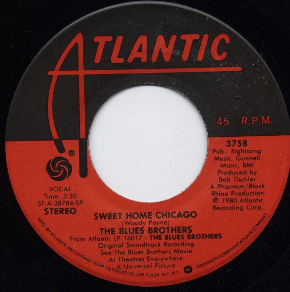 The Blues Brothers - Jailhouse Rock / Sweet Home Chicago (7", Single) (Near Mint (NM or M-)) - Image 2