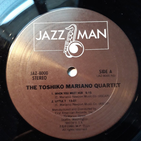 Toshiko Mariano Quartet - Toshiko Mariano Quartet (LP, Album, RE) (Mint (M)) - Image 3