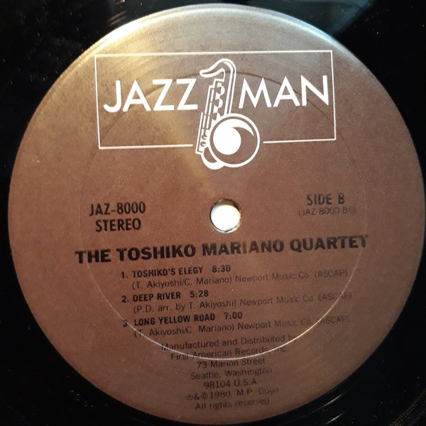 Toshiko Mariano Quartet - Toshiko Mariano Quartet (LP, Album, RE) (Mint (M)) - Image 4