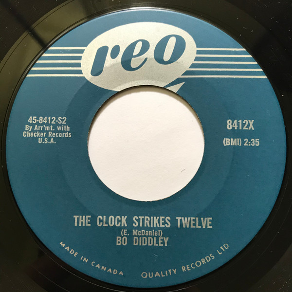 Bo Diddley - Say Man / The Clock Strikes Twelve (7", Single) (Very Good Plus (VG+)) - Image 2