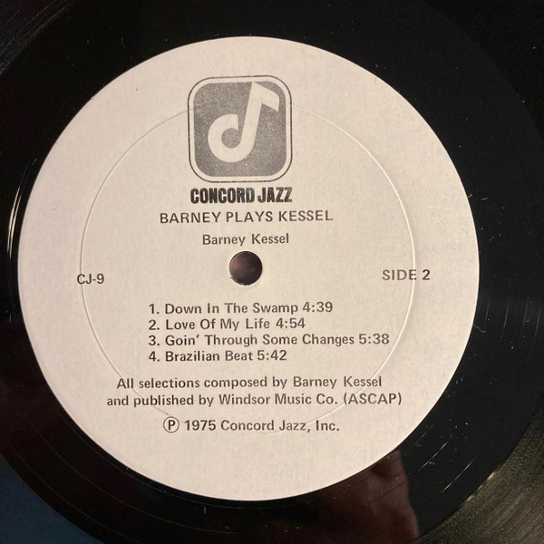 Barney Kessel - Barney Plays Kessel & Friends (LP, Album) (Very Good Plus (VG+)) - Image 3