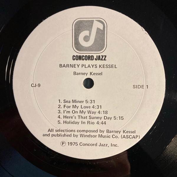 Barney Kessel - Barney Plays Kessel & Friends (LP, Album) (Very Good Plus (VG+)) - Image 4