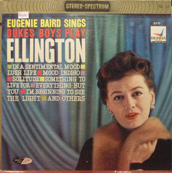 Eugenie Baird - Eugenie Baird Sings, Duke's Boys Play Ellington (LP, Album) (Very Good (VG))