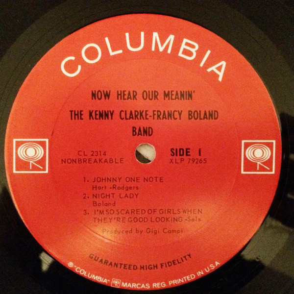 Clarke-Boland Big Band - Now Hear Our Meanin' (LP, Album, Mono) (Very Good Plus (VG+)) - Image 3