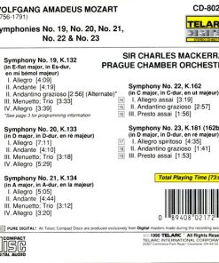Alternative view of Mozart*, Sir Charles Mackerras, Prague Chamber Orchestra - Symphony No. 19, No. 20, No. 21, No. 22, No. 23 (CD, Album) (Near Mint (NM or M-))
