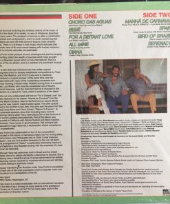 Alternative view of Yana Purim, Luiz Bonfá, Airto Moreira - For A Distant Love (LP, Album) (Near Mint (NM or M-))