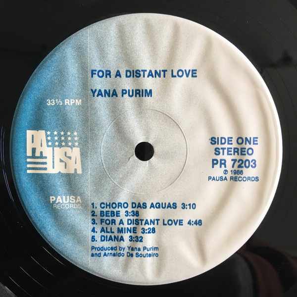 Yana Purim, Luiz Bonfá, Airto Moreira - For A Distant Love (LP, Album) (Near Mint (NM or M-)) - Image 3
