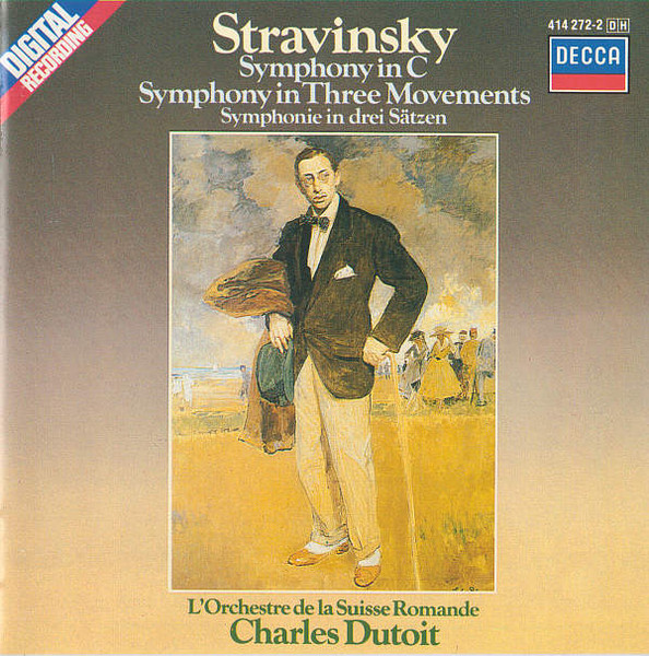 Igor Stravinsky, L'Orchestre De La Suisse Romande, Charles Dutoit - Symphony In C / Symphony In Three Movements (CD, Album) (Near Mint (NM or M-))