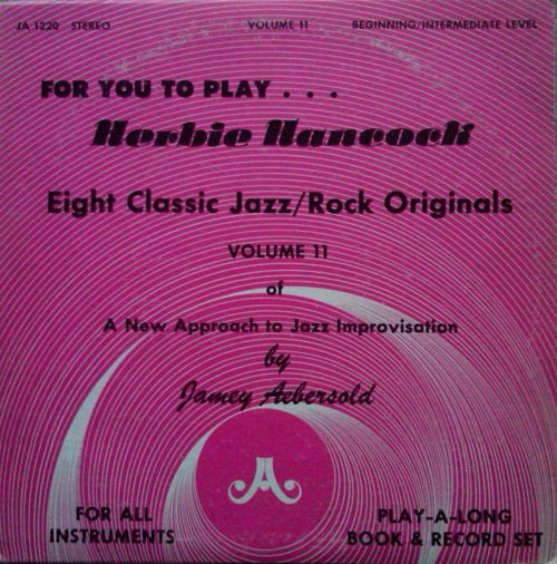 Jamey Aebersold - Herbie Hancock - Eight Classic Jazz/Rock Originals (LP) (Very Good Plus (VG+))