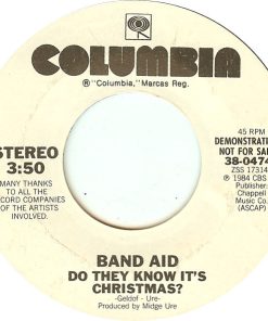 Band Aid - Do They Know It's Christmas? (7", Single, Promo, Pit) (Near Mint (NM or M-))