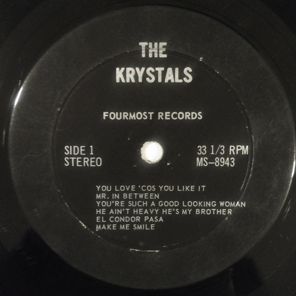 The Krystals - The Krystals (LP, Album) (Good Plus (G+)) - Image 3