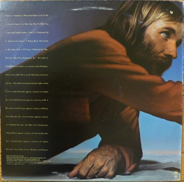 Herb Pedersen - Sandman (LP, Album) (Very Good Plus (VG+)) - Image 2