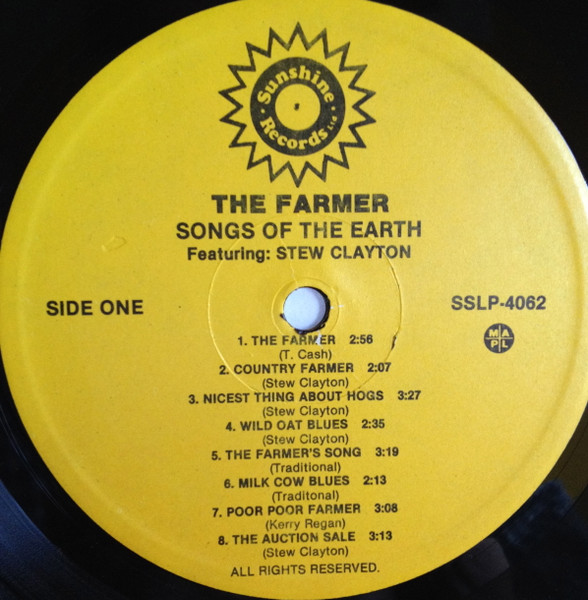 Stew Clayton - The Farmer - Songs Of The Earth (LP, Album) (Mint (M)) - Image 3