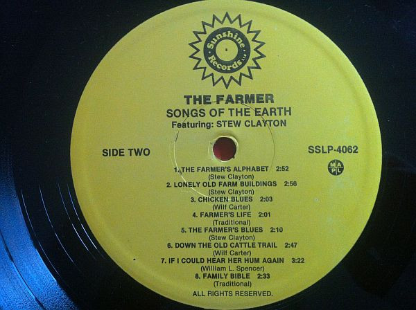 Stew Clayton - The Farmer - Songs Of The Earth (LP, Album) (Mint (M)) - Image 4