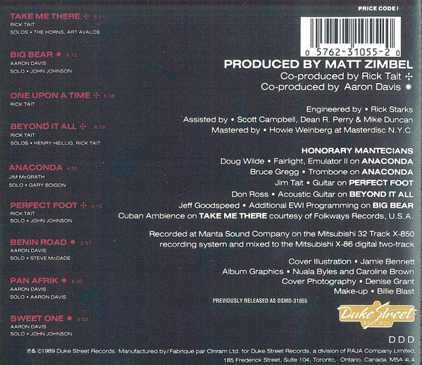 Manteca (2) - Perfect Foot (CD, Album) (Near Mint (NM or M-)) - Image 2
