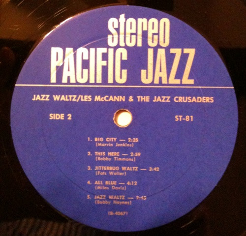 Les McCann & The Crusaders - Jazz Waltz (LP, Album) (Very Good Plus (VG+)) - Image 4