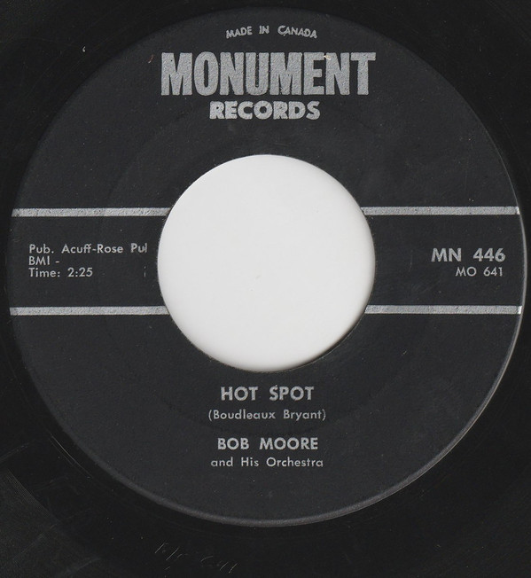 Bob Moore And His Orchestra - Mexico (7", Single) (Near Mint (NM or M-)) - Image 2