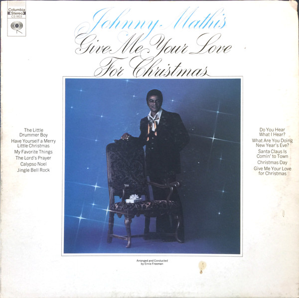 Johnny Mathis - Give Me Your Love For Christmas (LP, Album) (Mint (M))