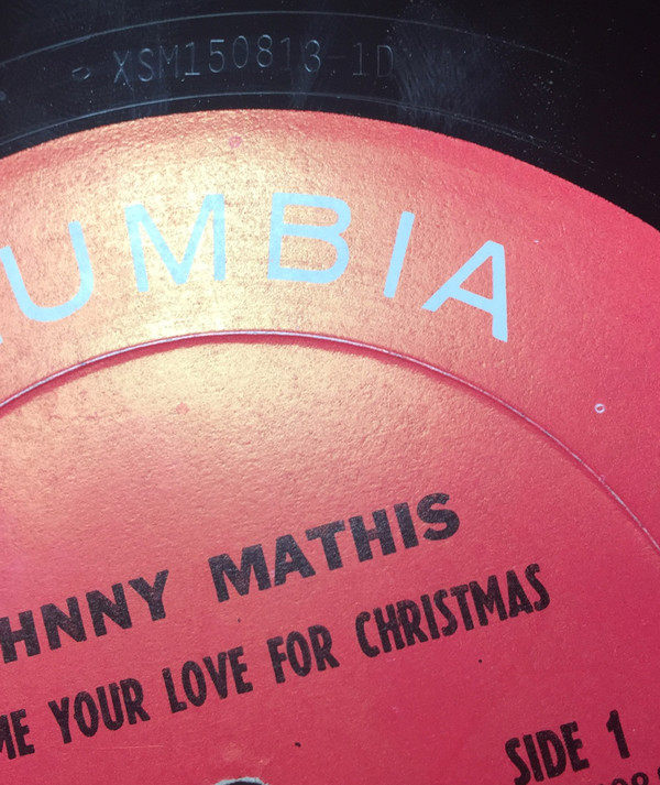 Johnny Mathis - Give Me Your Love For Christmas (LP, Album) (Mint (M)) - Image 5