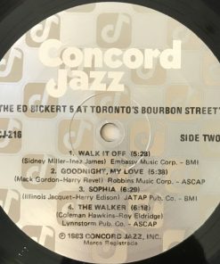 Ed Bickert 5 - At Toronto's Bourbon Street (LP, Album) (Very Good Plus (VG+)) - Image 3