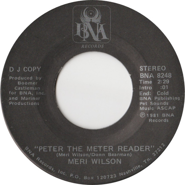 Meri Wilson - Peter The Meter Reader (7", Promo) (Near Mint (NM or M-))
