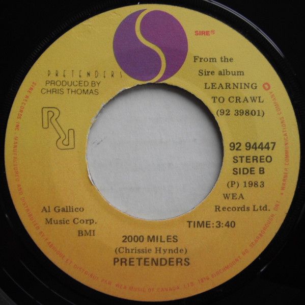The Pretenders - Middle Of The Road (7") (Very Good Plus (VG+)) - Image 2