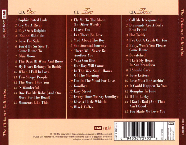 Julie London - The Ultimate Collection (3xCD, Comp) (Near Mint (NM or M-)) - Image 2