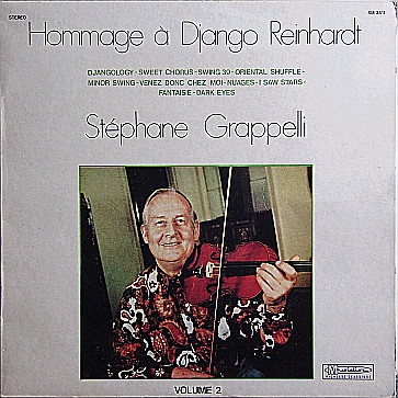 Stéphane Grappelli Quintet - Hommage À Django Reinhardt Volume 2 (LP, Album) (Very Good Plus (VG+))