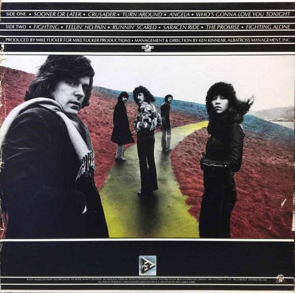 Dixon House Band - Fighting Alone (LP, Album) (Mint (M)) - Image 2